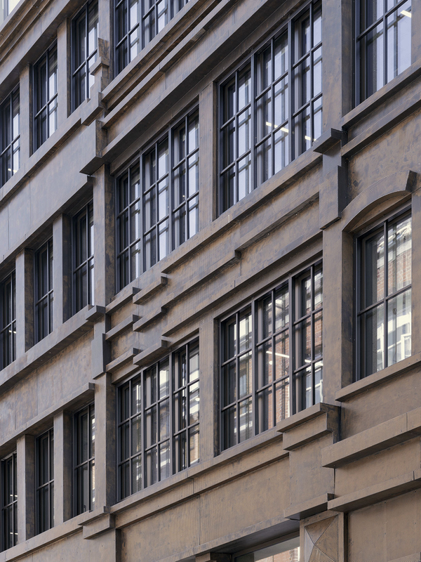 Architectural project - vertical elements, grid windows, industrial facade, modern industrial, urban renewal, urban aesthetic, horizontal lines, concrete facade, symmetrical design, modernism, concrete building, brutalist touch, steel, cityscape, glass, urban landscape, grey, neutral tones, city building, concrete, exterior design, contemporary design, minimalist design, black, industrial chic, modern facade, large windows, architectural details, sleek design, geometric facade, modernist style, urban architecture, modern exterior, functional facade, urban facade, urban exterior, urban vibe