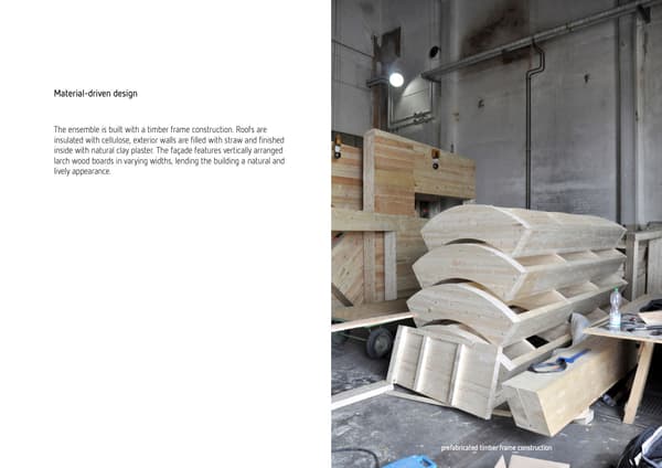 Architectural project - minimal design, natural materials, wood elements, raw materials, grey, timber frame, sustainable design, natural tones, modular construction, prefabricated building, eco design, green building, neutral tones, work in progress, construction process, beige, timber facade, light wood, engineered wood, wooden beams, timber construction, honey wood, timber beams, contemporary design, wood construction, timber building, natural finish, wood structure, timber panels, eco construction, workspace, timber elements, wood panels, structural wood, exposed wood, passive house, modern architecture, wood workshop, innovative architecture, clean design, industrial space, timber workshop, material-driven design, natural appearance, lively design, artisan craftsmanship, indoor