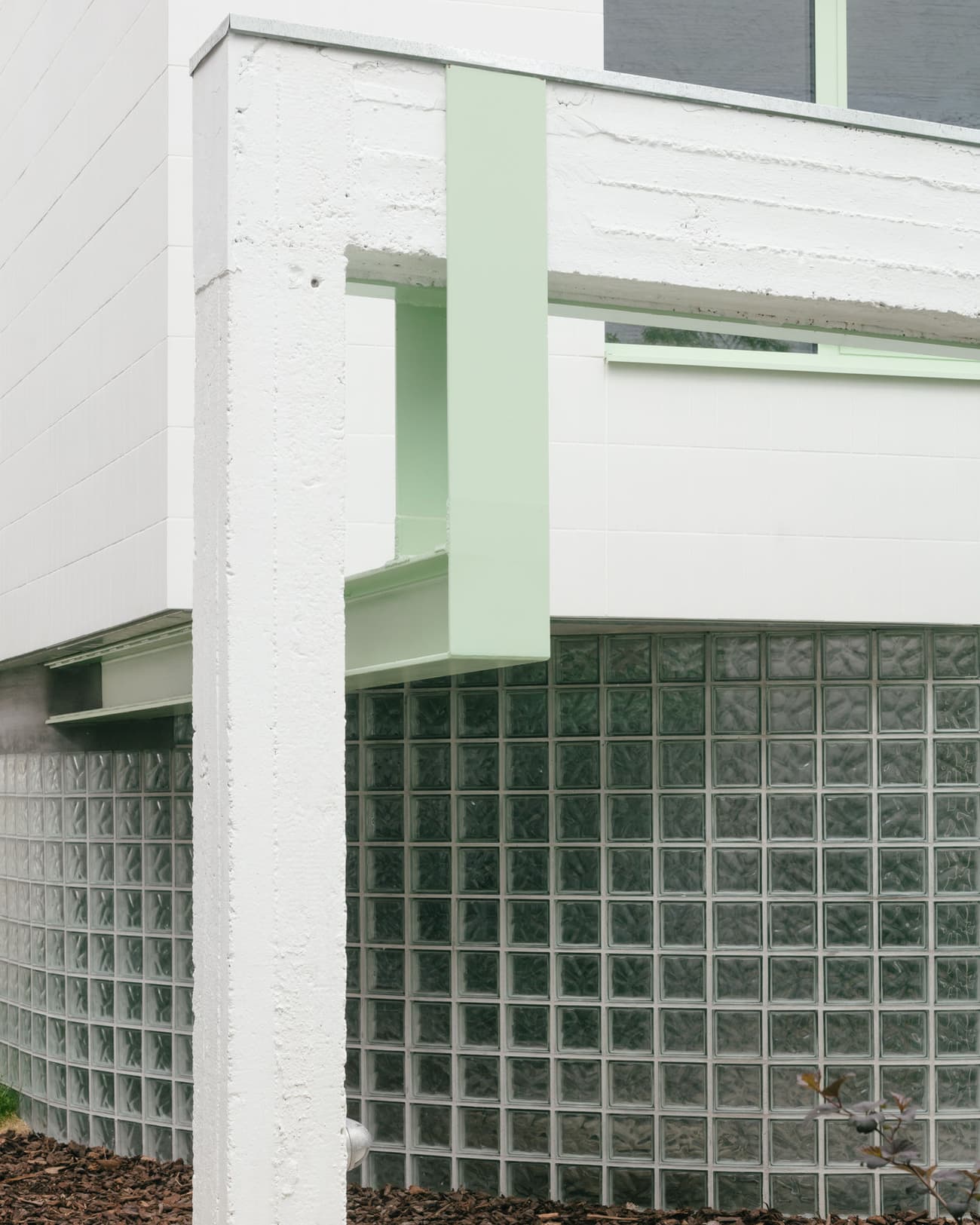 Architectural project - geometric lines, facade articulation, urban renewal, white building, exterior finish, structural expression, glass blocks, concrete frame, mint accents, modernism, transparent wall, mint green, outdoor detail, light green, bright facade, textured concrete, glass texture, daylight penetration, contour design, facade layers, architectural interplay, mint facade, transparent, minimalсп®, modernist design, architectural detail, sustainable materials, glass, eco design, neutral tones, contemporary structure, modern construction, concrete, exterior design, minimalist architecture, urban design, modern facade, clean lines, white facade, white, contemporary facade, architectural contrast, glass wall, exterior space, modern materials, industrial modern