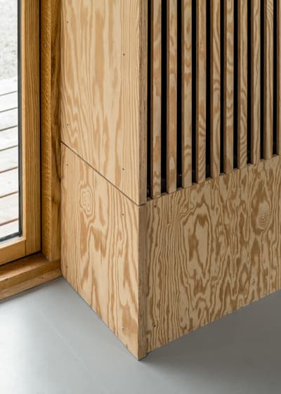 Architectural project - warm vibes, plywood texture, interior detail, raw material, architectural detail, rustic touch, sustainable design, warm tones, eco design, neutral tones, plywood, light wood, natural wood, eco friendly, modern design, exterior detail, contemporary design, Scandinavian style, minimalist design, timber building, natural finish, timber panels, wood panels, timber architecture, natural material, biophilic design, textured surface, timber cladding, wood cladding, Nordic style, wood texture, unfinished wood, sustainable material, green design, eco architecture, minimalist aesthetic, soft tones, vertical slats, grain pattern, architectural element
