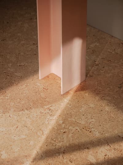 Architectural project - eco-friendly floor, rustic elegance, beige floor, eco interior, natural flooring, light reflection, sustainable flooring, cork, pastel pink, natural light, sustainable design, warm tones, eco design, contemporary style, daylight, simple design, neutral palette, minimalist design, natural material, textured surface, sustainable home, modern minimalism, clean lines, cozy vibe, inviting space, earthy tones, organic materials, natural texture, warm vibe, serene setting, minimalist space, minimalist aesthetic, peaceful atmosphere, soft light, natural elegance, tranquility